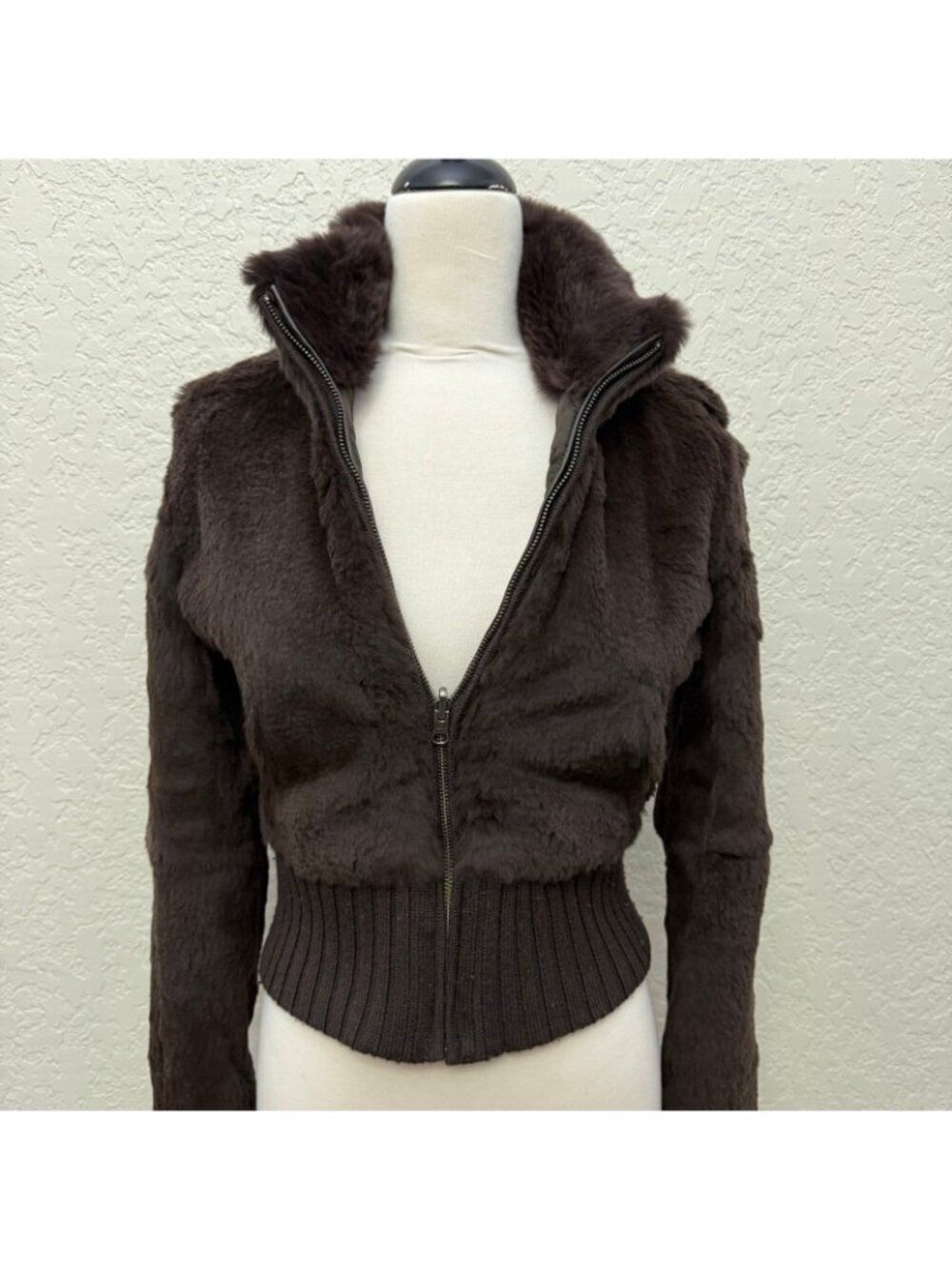 June Rabbit Fur Reversible Jacket - Picture 5 of 12